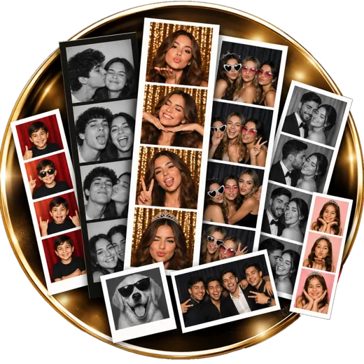 Photo strip mode button