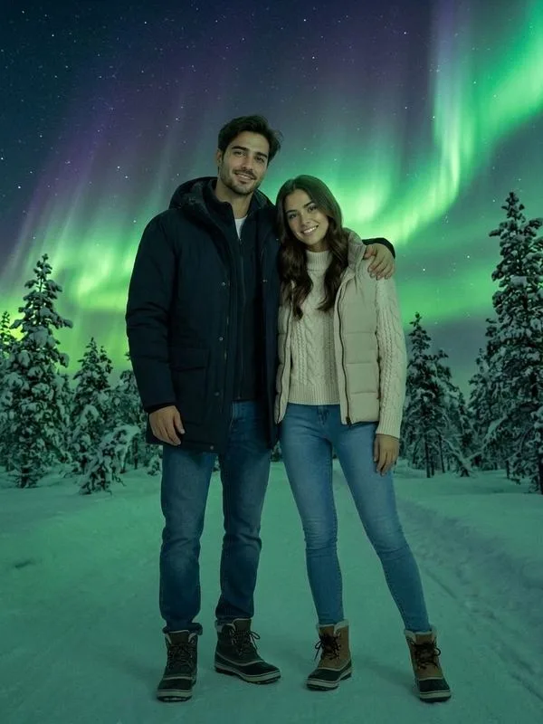 Northern Lights — Couple