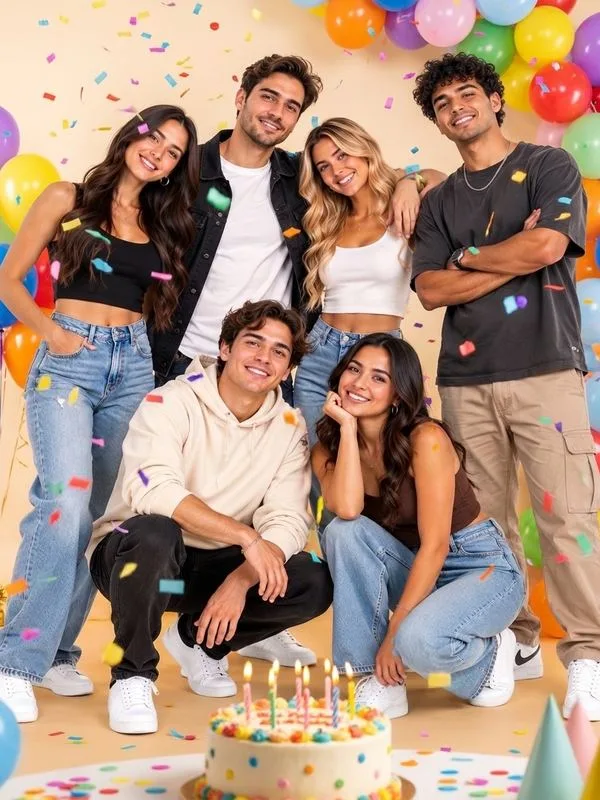 Birthday Confetti — Group