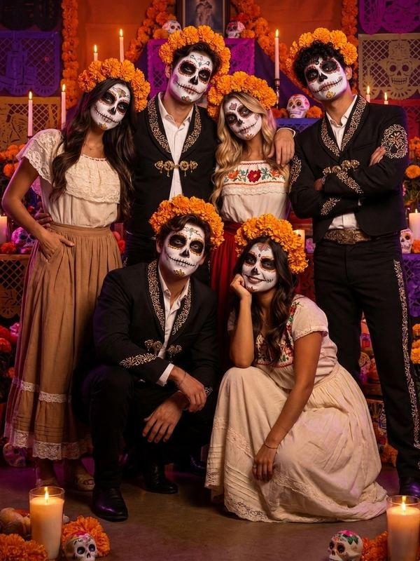 Día de Muertos Catrina — Group
