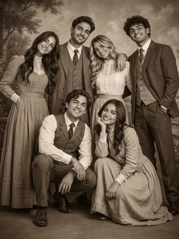 Vintage Sepia — Group